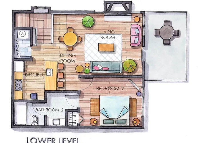 Peaceful 2-Bedroom Townhome Retreat W/Wooded View